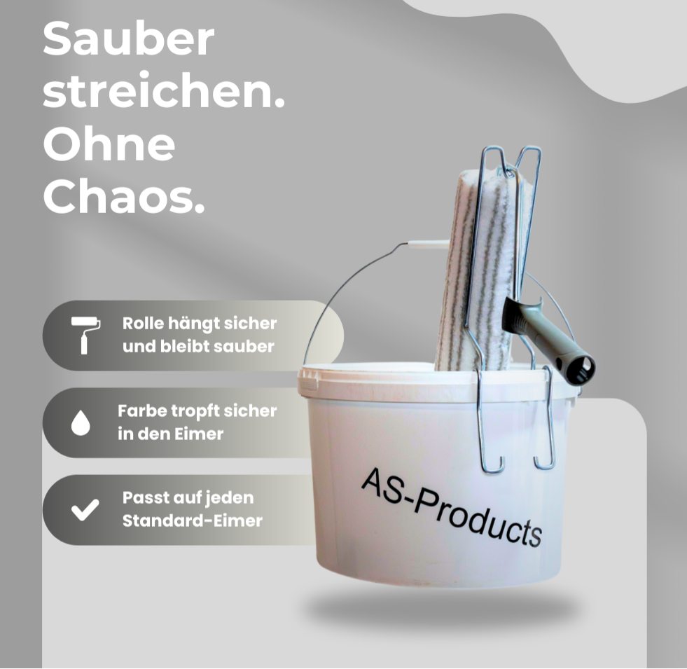 Rollfix-Farbrollenhalter,sauber und sicher